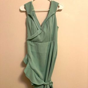 Lavish Alice NWT wrap dress sage green